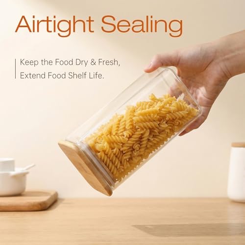 Large Glass Storage Containers 168oz&84oz (2 Count)