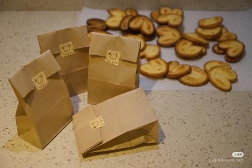 Custom Stickers Personalized Square Kraft Paper Sticker Customizable Floral Wreath Labels (100 Count)