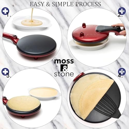 Red Electric Crepe Maker