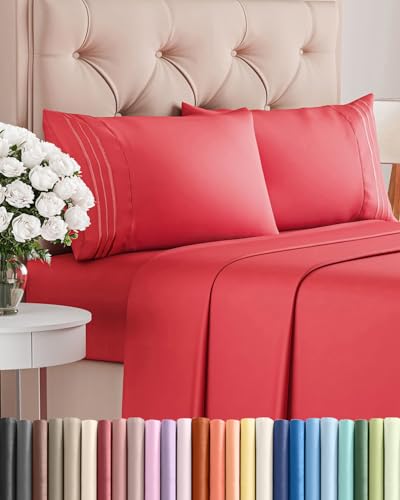 Queen Size 4 Piece Sheet Set