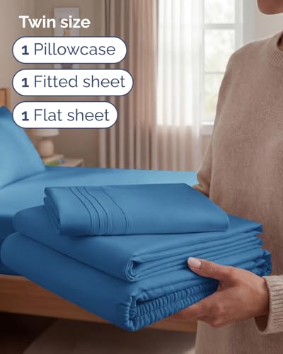 Twin Size 3 Piece Sheet Set