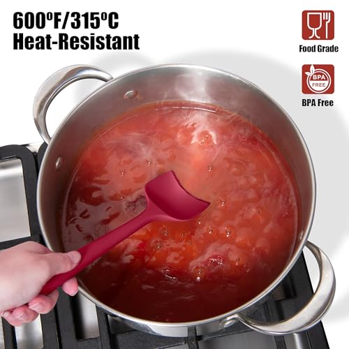 600°F Heat Resistant Silicone Spatula Spoonula (2 Count)