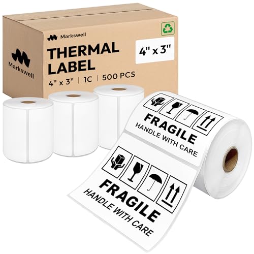 4x3 Direct Thermal Labels (2000 Count)