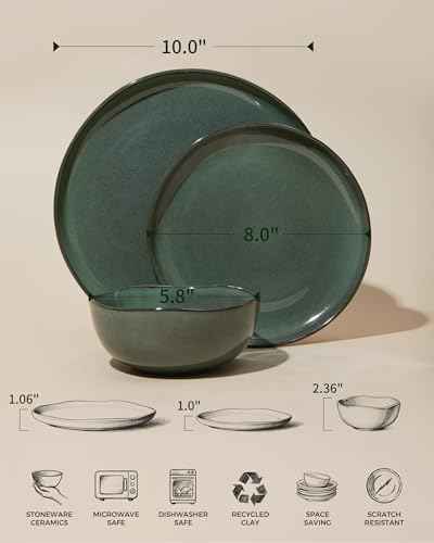 Stoneware Dinnerware Sets for 6