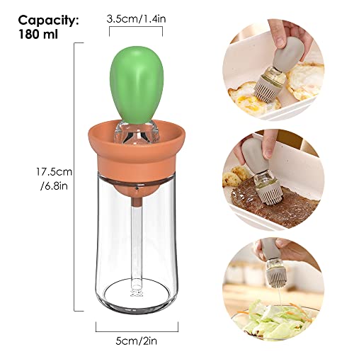 Oil Dispenser with Brush (2 Count)