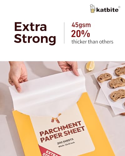 200 Pcs Parchment Paper Baking Sheets (200 Count)