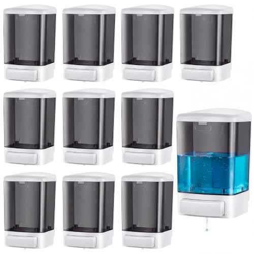 10 Pcs Wall Mounted Soap Dispenser (10 Count)