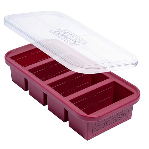 1 Cup Silicone Freezer Tray with Lid
