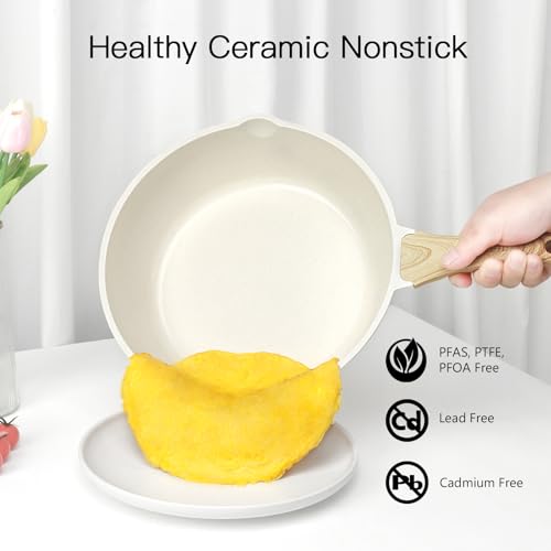 Ceramic Pots and Pans Set Non Stick