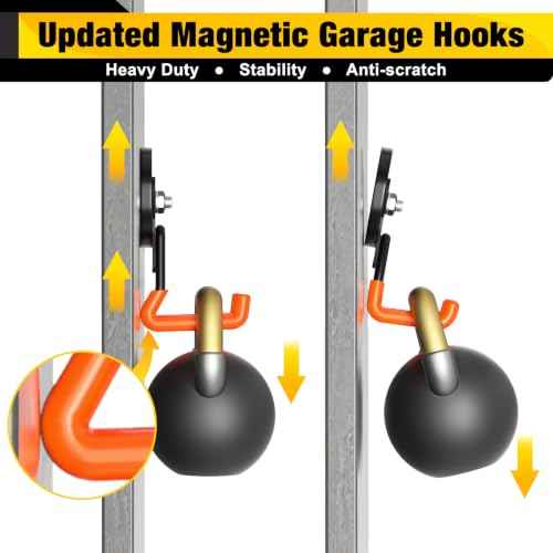 Heavy Duty Magnetic Hooks (2 Count)