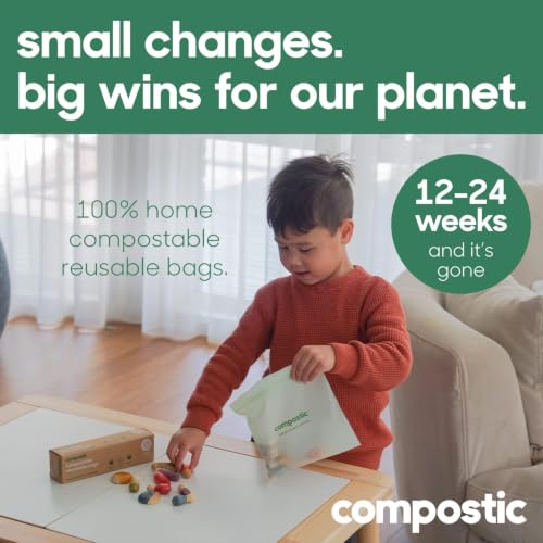 Compostable Freezer Bags (100 Count)