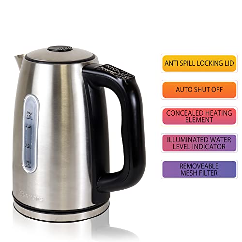 Kenmore 1.7L Cordless Electric Kettle w