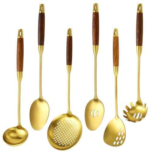 18 10 Stainless Steel Kitchen Utensils Set (6 Count)