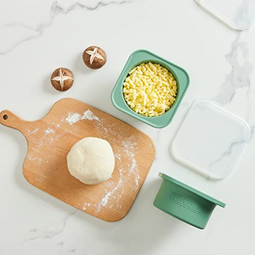 500ml Individual Dough Storage Vessels with Airtight Lid (3 Count)
