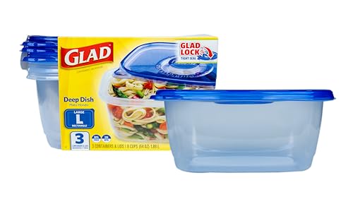 GladWare Deep Dish Food Storage Containers (3 Count)