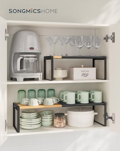 Spice Rack Expandable Cupboard Shelf Orgnizer (2 Count)
