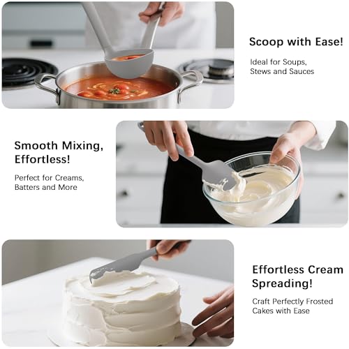 Silicone Kitchen Cooking Utensils Set