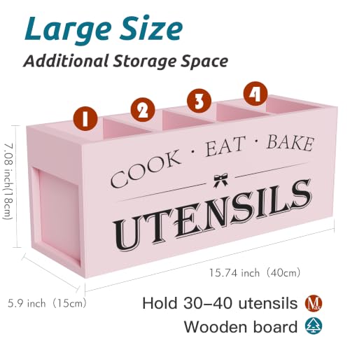 Extra Large Utensil Holder Countertop for Kitchen Counter