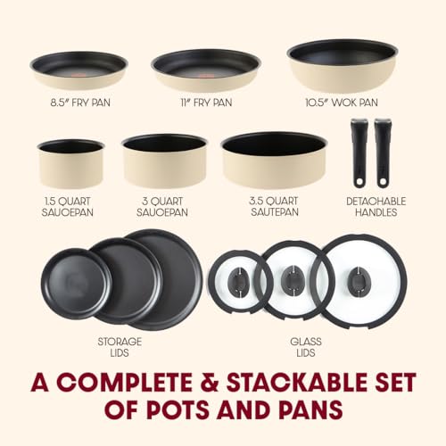 Ingenio Expertise Non Stick Cookware Set 14 Piece