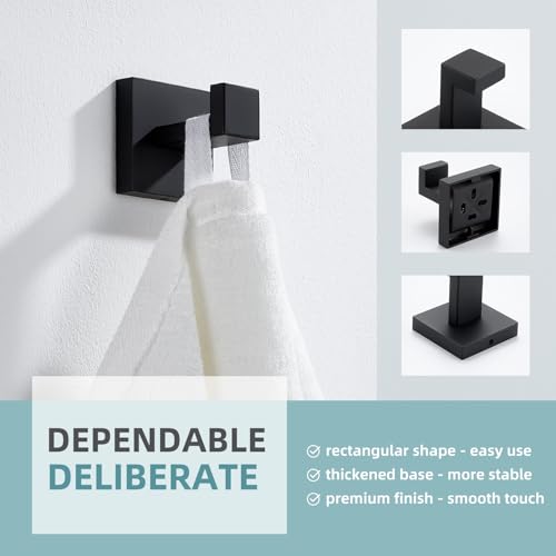Towel Hook Matte Black