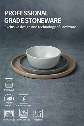 Mars Stoneware Dinnerware Set for 4