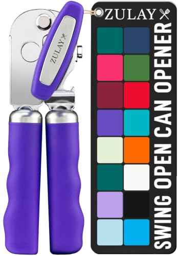 Stainless Steel Swing Open Manual Can Opener Comfortable Grip