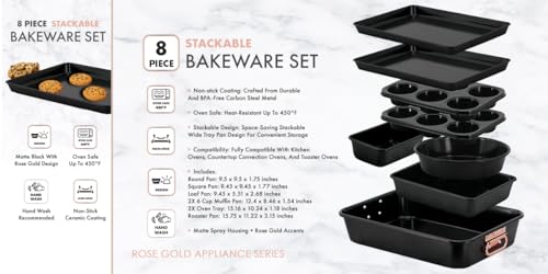 Stackable Nonstick Bakeware Set