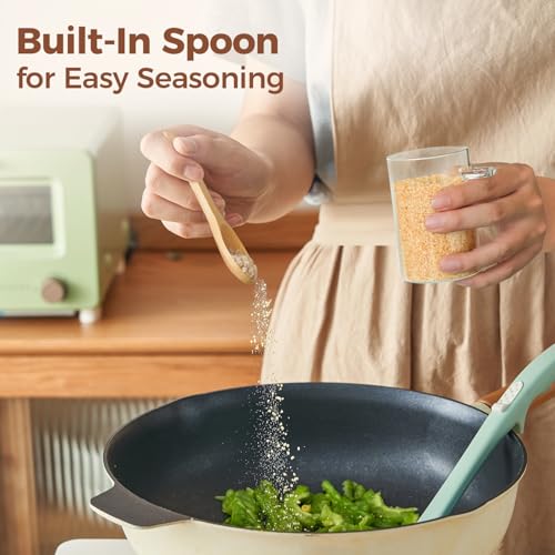 Spice Jars with Spoons 8 oz 6 Pack (6 Count)