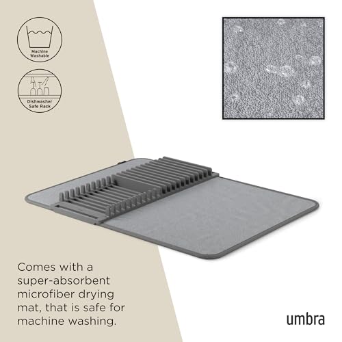 Udry Dish Drying Rack with Mat
