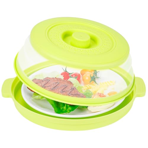10.7 Inch Microwave Food Cover with Heat Insulation Mat