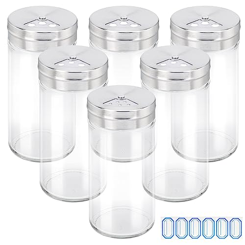Spice Jars with Shaker Lids (6 Count)