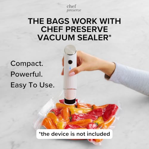 Reusable Vacuum Sealer Bags for Food (60 Count)