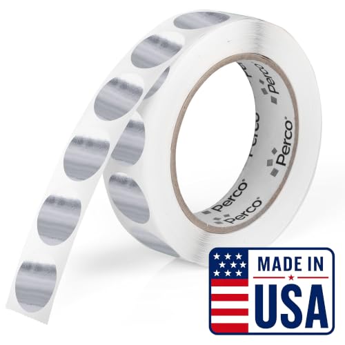 Metallic Silver Round Circle Dot Sticker 1