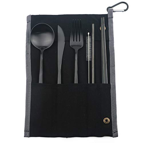 Portable 6 Pieces Flatware Set