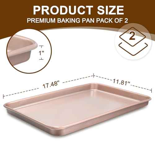 Baking Sheet Pan Set of 2 (9.99 Count)