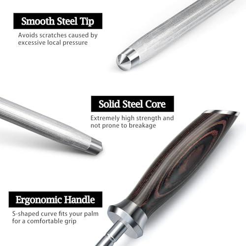 Honing Rod 10 Inch Professional Kitchen Knife Sharpener Rod
