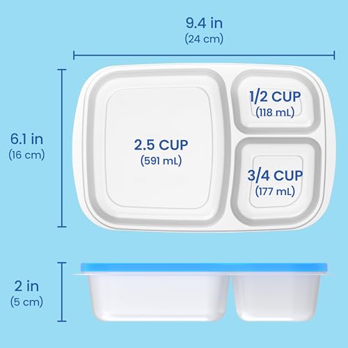 Easyboxes Original Stackable Lunch Boxes (4 Count)