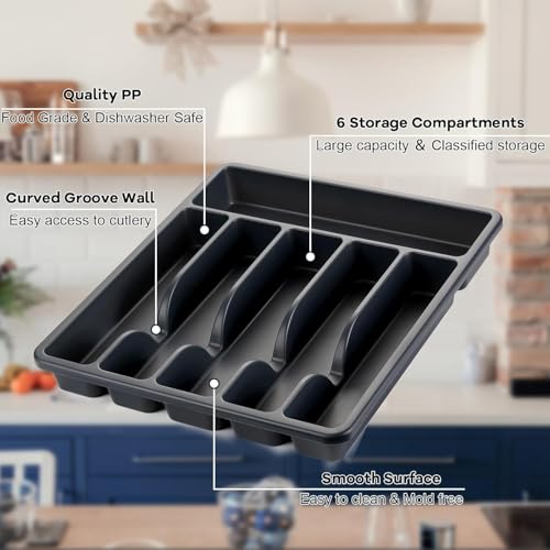 73 Piece Silverware Set with Organizer (73 Count)