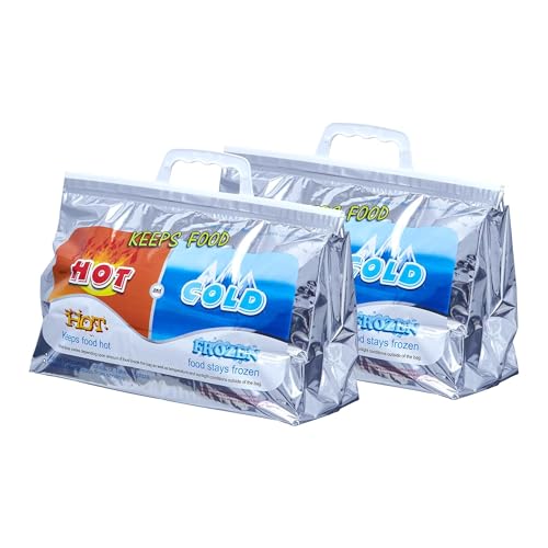 Hot and Cold Insulated Bags for Food Delivery