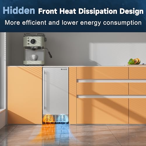 15" W Commercial Under Counter Ice Maker Machine