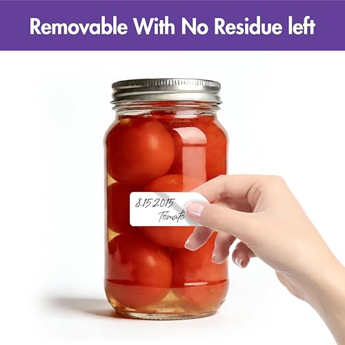 1000 Removable Food Labels (1000 Count)