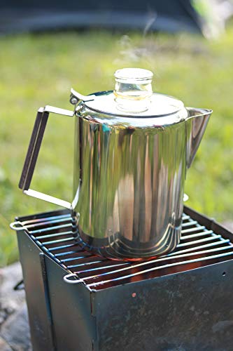 Rapid Brew Stainless Steel Stovetop Percolator Coffee Pot (12 Count)
