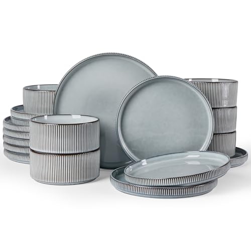 Star Plates and Bowls Sets (18 Count)