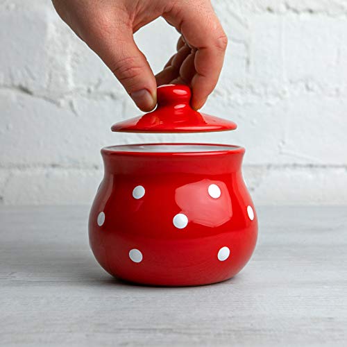 Ceramic Sugar Bowl with Lid