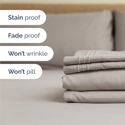 Split King Size 5 Piece Sheet Set