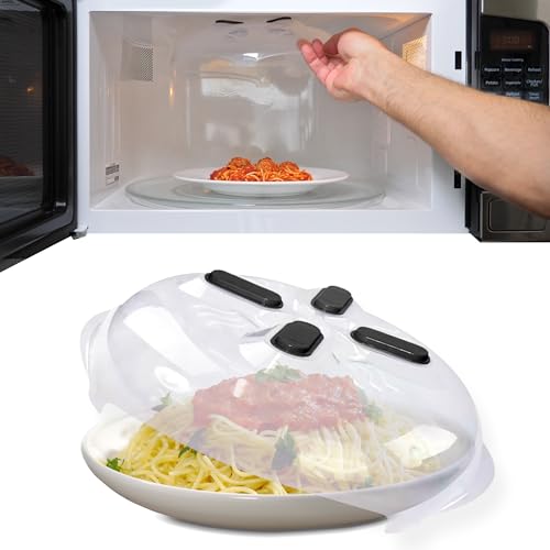 Magnetic Microwave Splatter Cover for Food