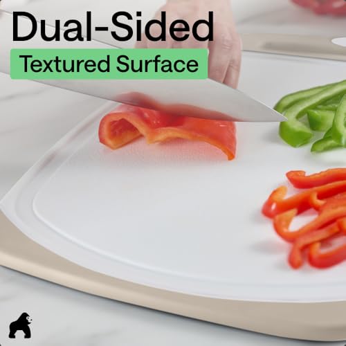 BPA Free Reversible Kitchen Cutting Board (3 Count)