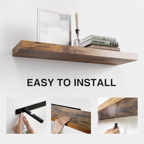 Floating Shelves for Wall Set of 3 (3 Count)
