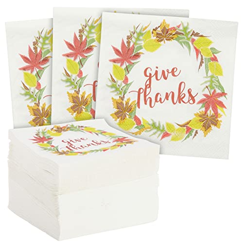 Disposable Decorative Square Dinner Napkins (100 Count)