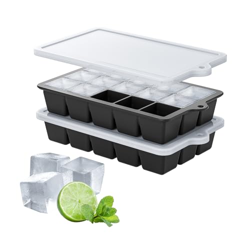 Silicone Ice Cube Tray 2 Pack (2 Count)